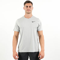 Men's Nike Dri Fit Legend Short Sleeve T - Shirt (Light Grey/Black)