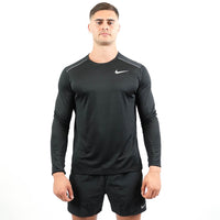 Men's Nike Long Sleeve Miler 1.0 T-Shirt 'Black'