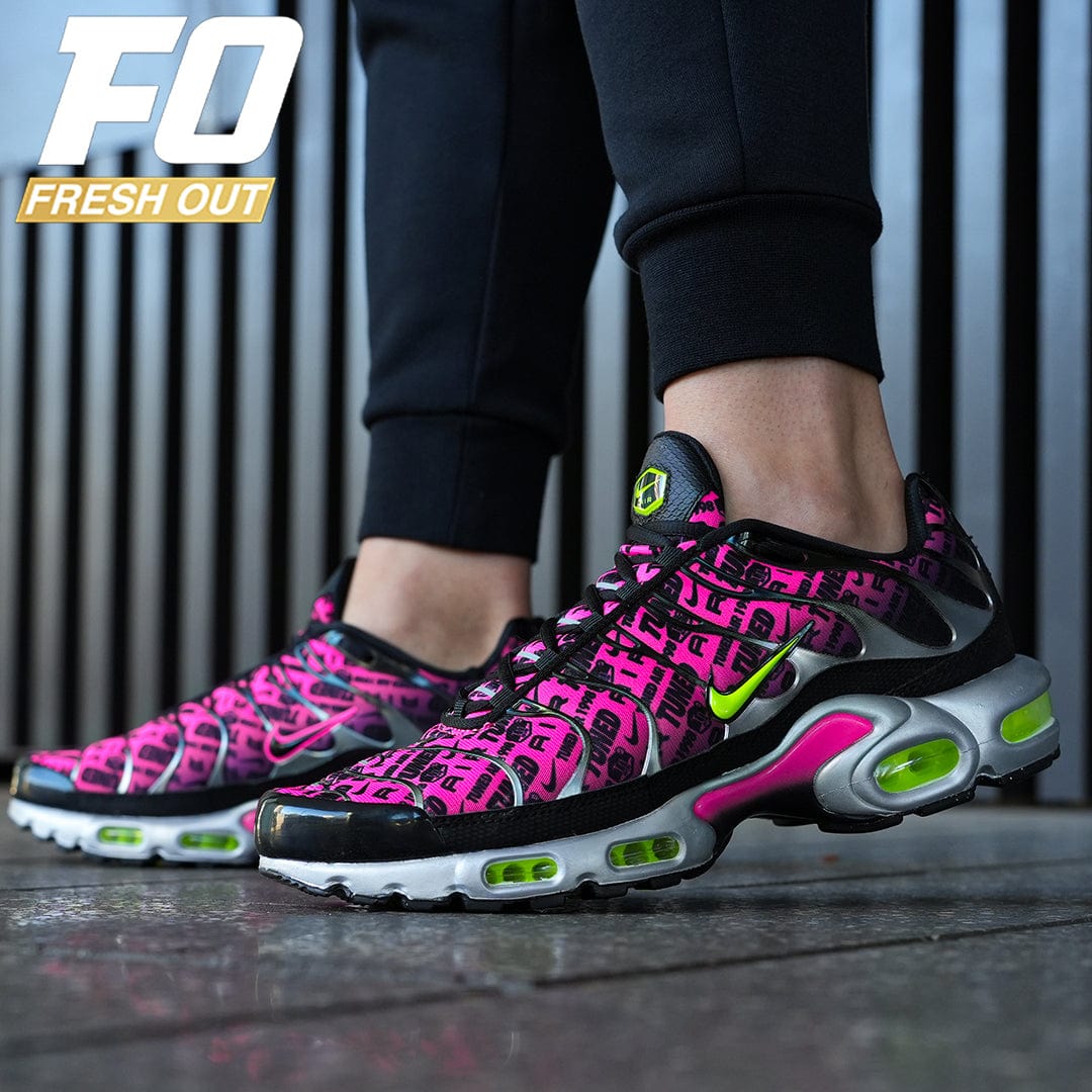 Men's Nike AirMax Plus Mercurial XXV TN 'Black/Volt-Hyper Pink