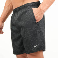 Men's Nike Dri - Fit 7 inch shorts (Black/Wavy design)