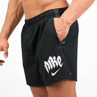 Men's Nike Dri Fit Challenger 5 inch shorts (Black/White)