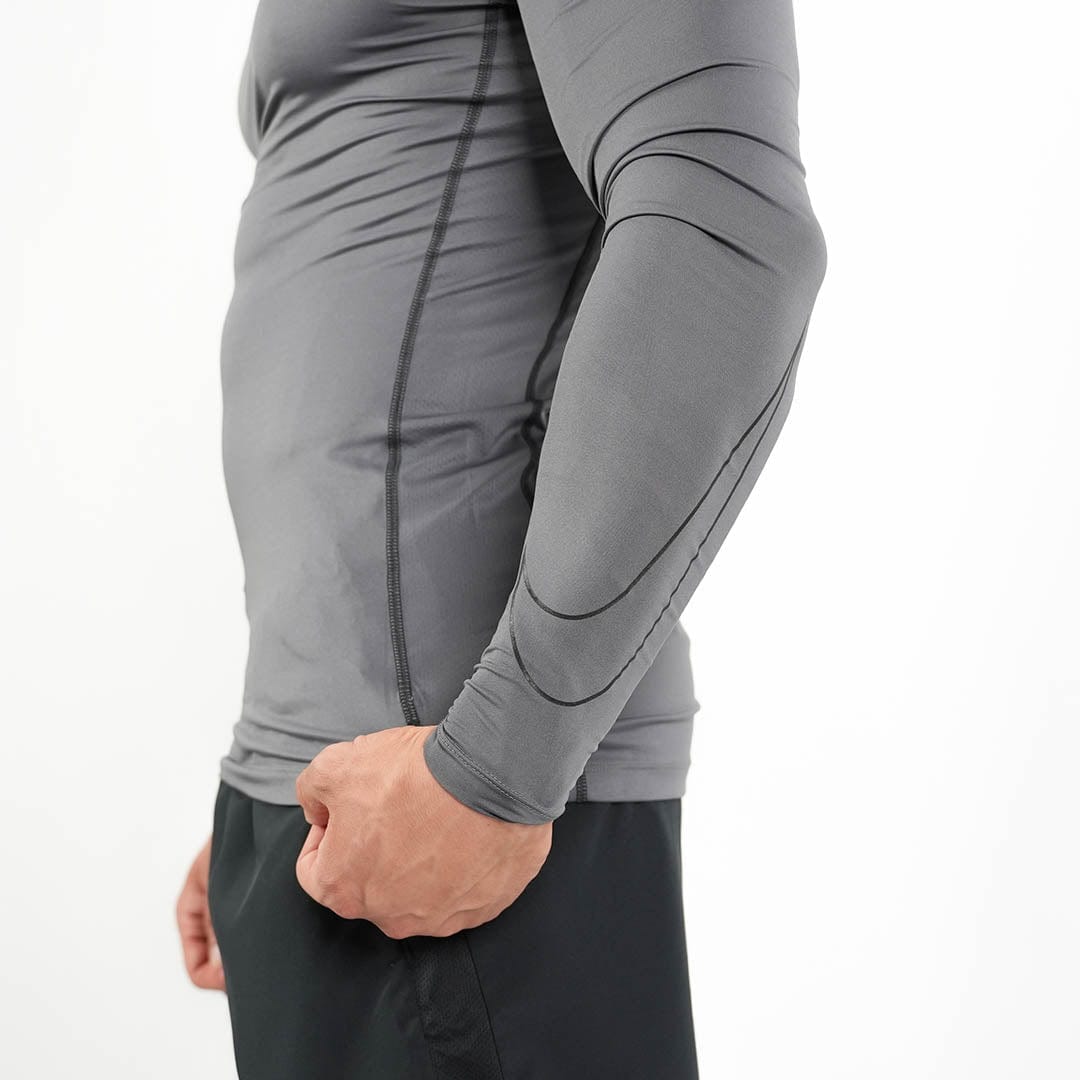 Nike Pro Dri Fit Long Sleeve T-Shirt (Ash Grey) – Fresh Out Sneakers