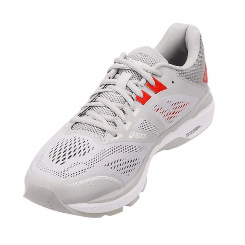 Men s Asics GT 2000 7 Mid Grey White Spruce Red