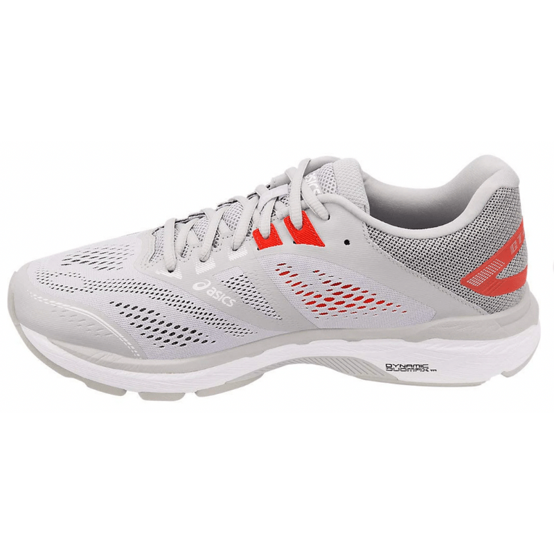 Men s Asics GT 2000 7 Mid Grey White Spruce Red