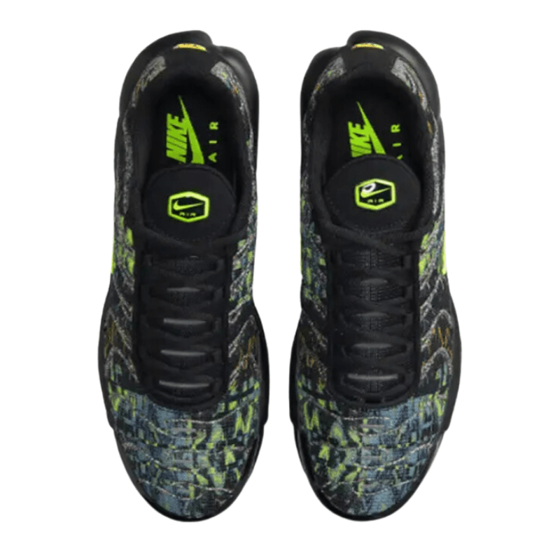 Men s Nike Air Max Plus TN Black Camo Green Fresh Out Sneakers