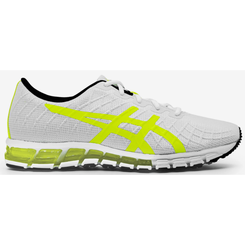 Men s Asics Gel Quantum 180 4 White Flash Yellow Fresh Out Sneakers