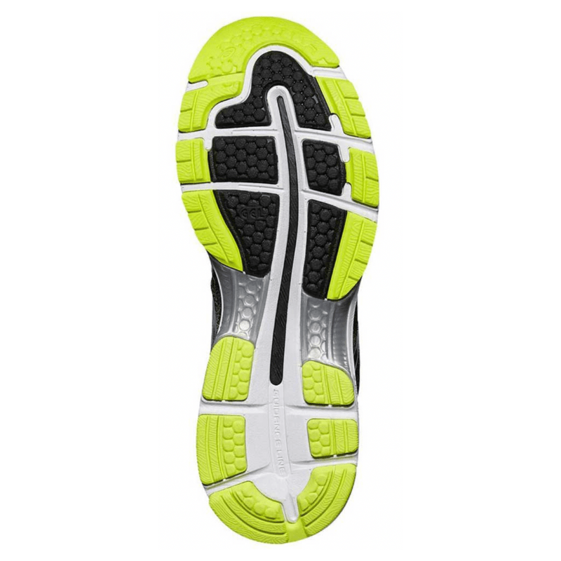 Men s Asics Gel Nimbus 19 Black Safety Yellow Silver