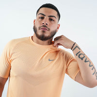 Men's Nike Stride Dri-Fit ADV Short Sleeve Running T-Shirt ‘Peach Orange’