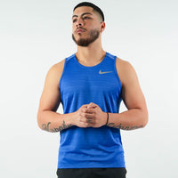 Men's Nike Miler 1.0 Singlet/Tank Top (Deep Blue)