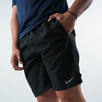 Men's Nike Dri Fit Challenger 9 inch shorts (Black/Black)