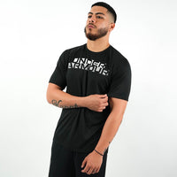 Men's Under Armour Velocity Graphic T-Shirt ‘Black/White/Grey’