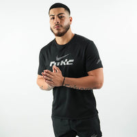 Men's Nike Dri-Fit Miler Flash UV T-Shirt ‘Black/Grey’