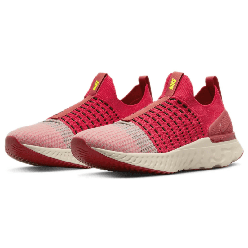 Men s Nike React Phantom FK 2 Siren Red Black Pearl White Fresh Out Sneakers